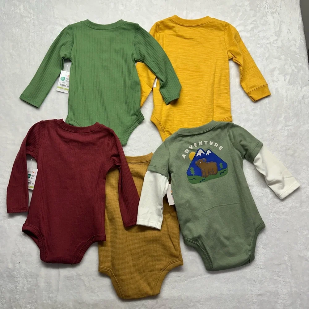 Baby Boy Long Sleeve Bodysuit Bundle Garanimals